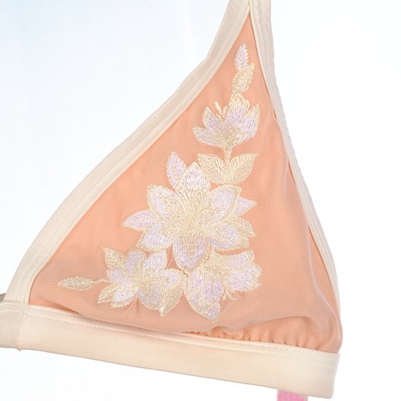 Victoria's Secret PINK Unlined Floral Bra Medium - Picture 3 of 9